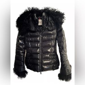 *ISO* In Search Of - Black Moncler Sebiniere Mongolian Lamb Fur Jacket